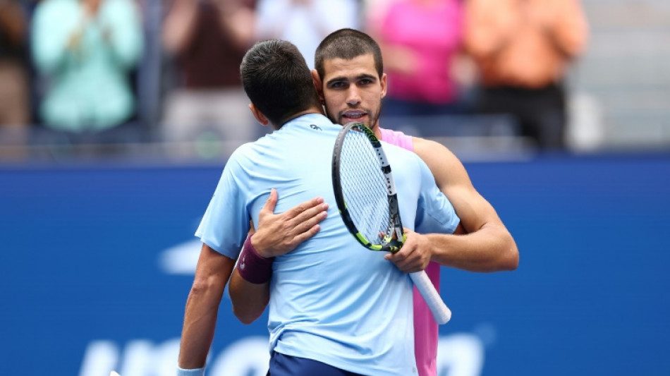 Alcaraz ousts Djokovic to reach US Open final