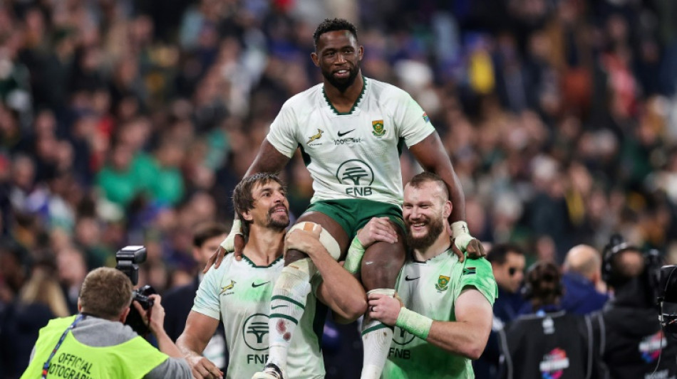 Tests d'automne de rugby: l'Afrique du Sud sans rival, l'Angleterre invaincue, l'Irlande pas gu&eacute;rie