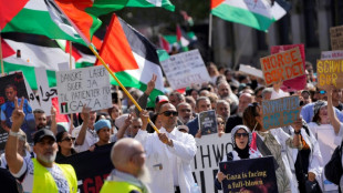 Miles de personas participan de una manifestación propalestina en Copenhague