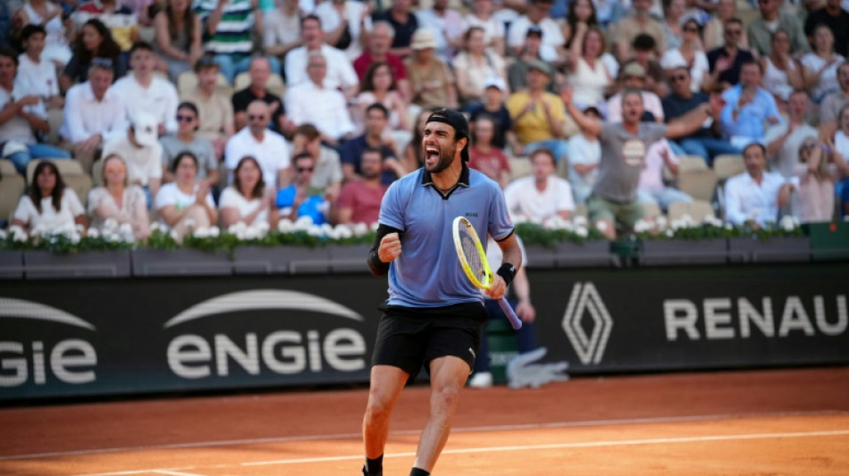 Berrettini back in French Open quarters after injury 'darkness'