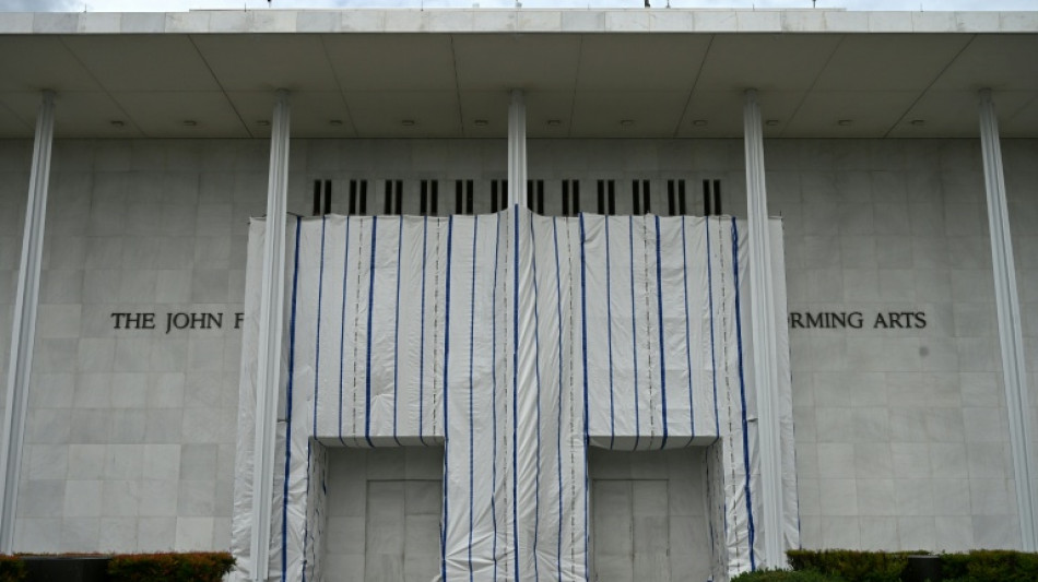 Judge asks why Kennedy Center covering facade after Trump's name removed