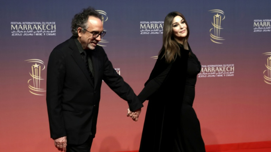 Les stars Tim Burton et Monica Bellucci annoncent leur séparation à l'AFP