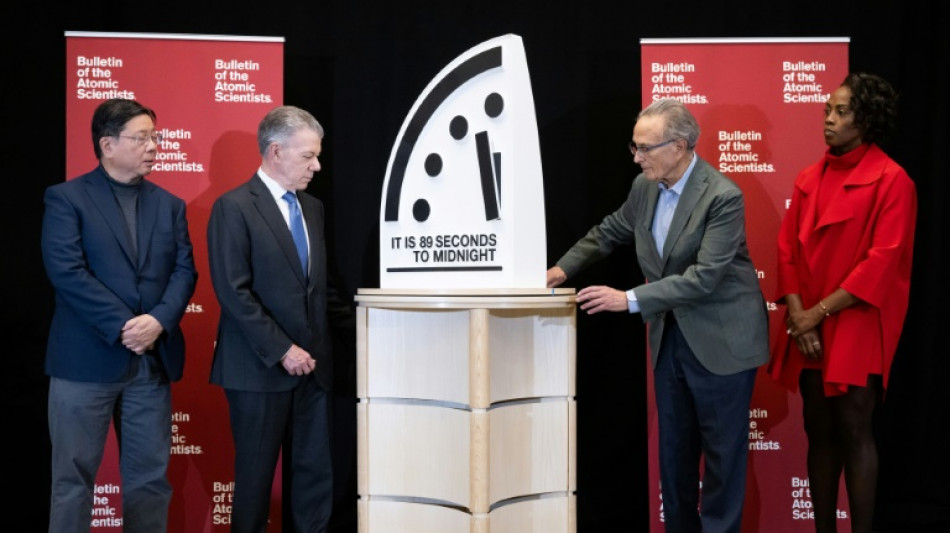 Doomsday clock ticks one second, closest ever to midnight