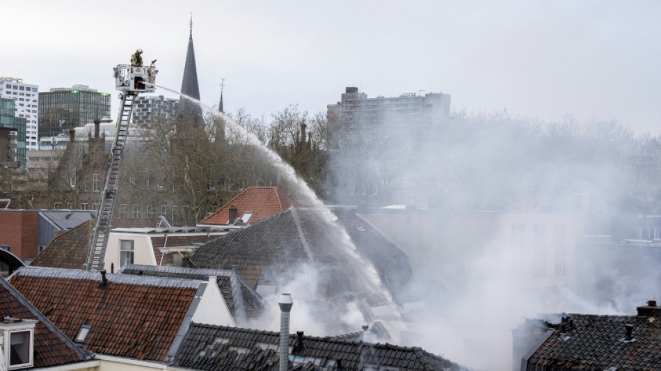 'Gigantic explosion', fire in Dutch city, four hurt