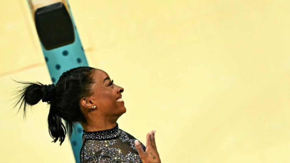 Simone Biles arranca con fuerza en Par&iacute;s-2024