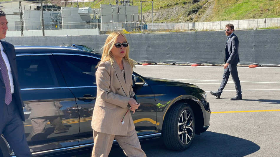 Meloni, galleria di base del Brennero opera monumentale