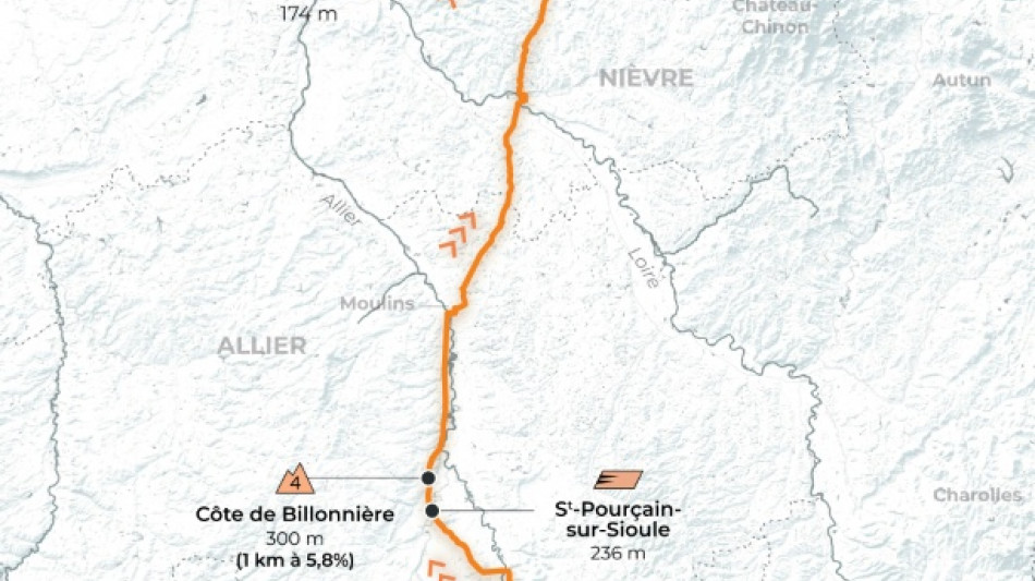 La onzi&egrave;me &eacute;tape du Tour: voir Nevers et sprinter