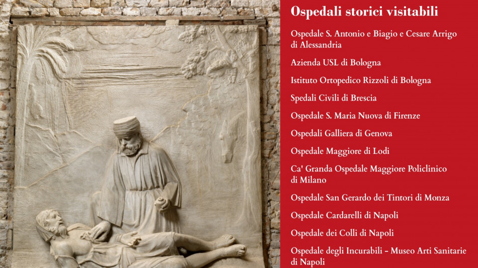 Il 5 ottobre porte aperte degli ospedali storici d'Italia