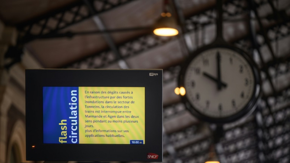 Grêle, fortes pluies dans le Sud-Ouest, ligne TGV Bordeaux-Toulouse interrompue plusieurs jours