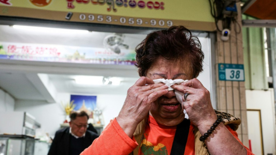 A Taïwan, les larmes de la diaspora birmane après le séisme meurtrier