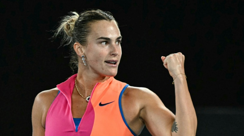 Sabalenka crushes Svitolina in politically charged Australian Open semi