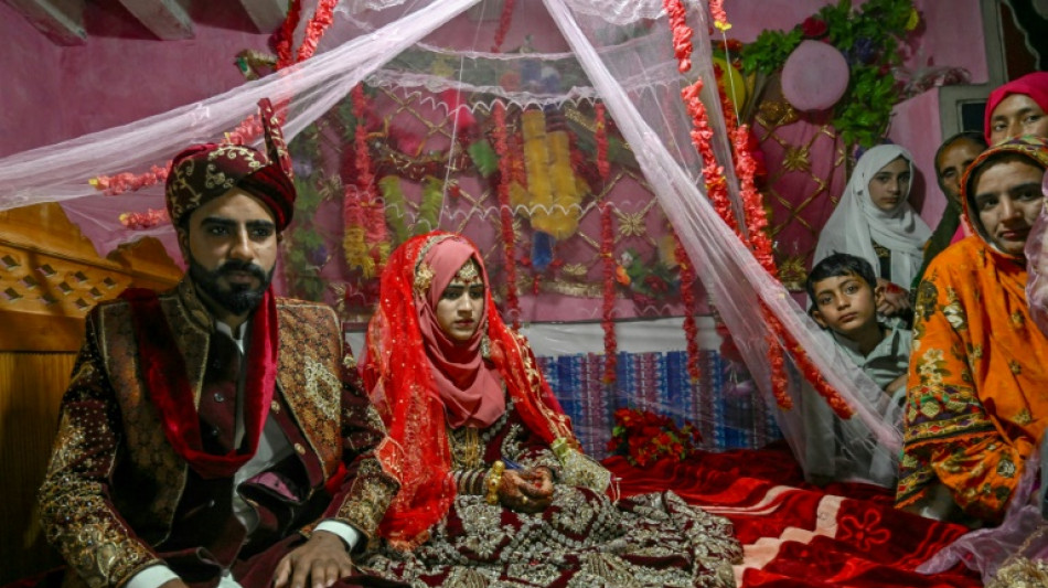 Rien n'arrête les mariages au Cachemire pakistanais, pas même les tensions avec l'Inde