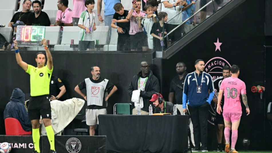 'Tired' Messi exits MLS game in injury scare ahead of World Cup