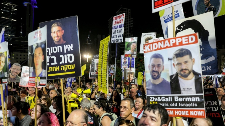 Vor Treffen von Netanjahu und Trump: Tausende Israelis demonstrieren für Abkommen