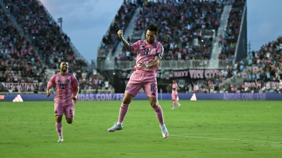 Messi's latest brace lifts Miami to 2-1 MLS victory over Nashville
