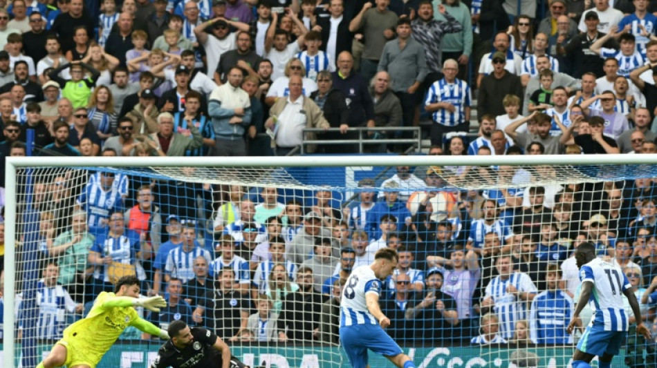 Foot: Manchester City encore battu, à Brighton
