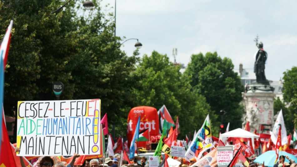 Des mobilisations en France pour la Palestine à l'appel de syndicats et partis de gauche