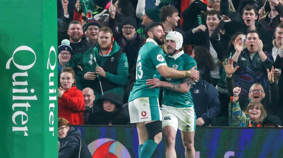 Hansen hat-trick inspires Irish to record win over Australia