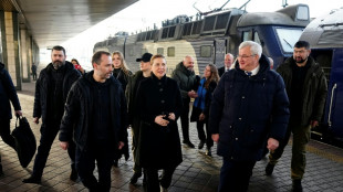 Von der Leyen und europ&auml;ische Staatenlenker treffen vier Jahre nach Kriegsbeginn in Kiew ein